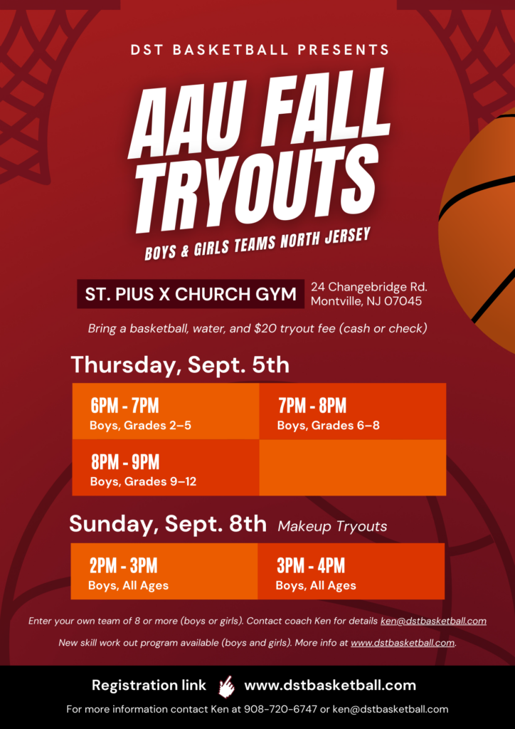 AAU Fall 2024 Tryouts Flyer